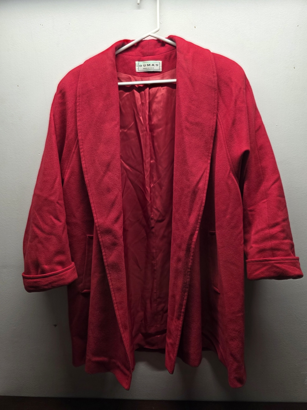 Pierre Dumas Red Wool Blazer Jacket - Women